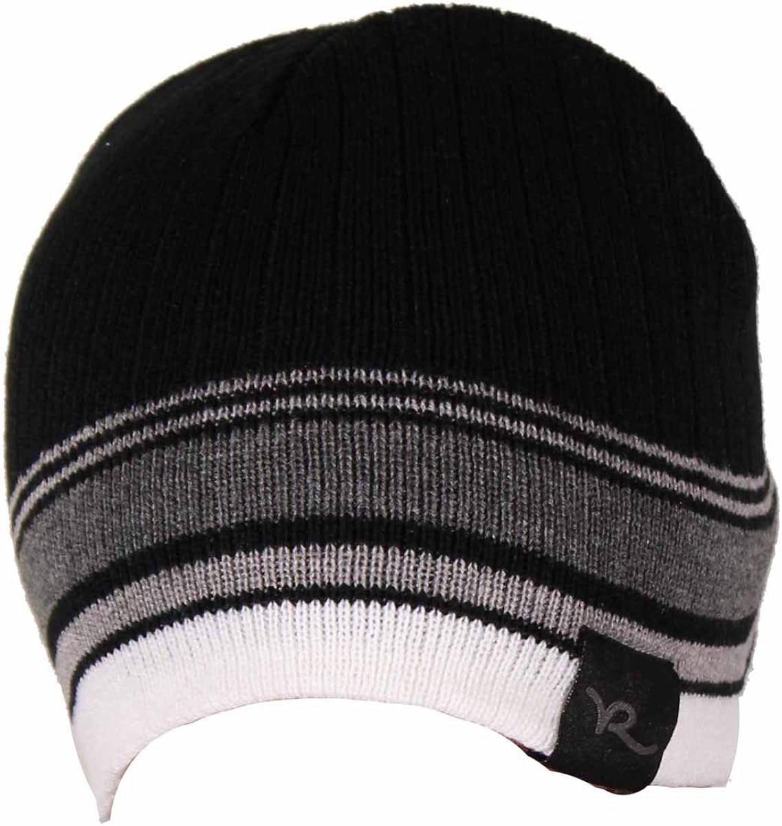 black designer beanie