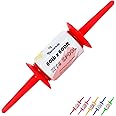 Simxkai Kite String Spool, Kite Reel Winder,Easy-to-Grip Kite Line Handle, 600 feet Twisted Kite Line for Kids & Adults(Red)