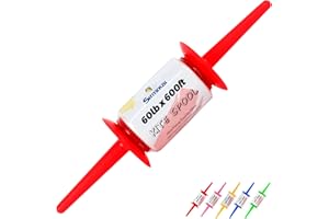 Simxkai Kite Spool, Reel Winder,Grip String Handle, 600 feet Twisted Line for Each String Handle (1&2&3&4pack)