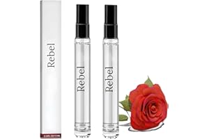 FANGOOL (2PCS) Rebel Pheromone Cologne for Men, 2025 New Rebel by Alloura for Men, Alloura Pheromone Perfume for Men, Long Lasting Fragrance