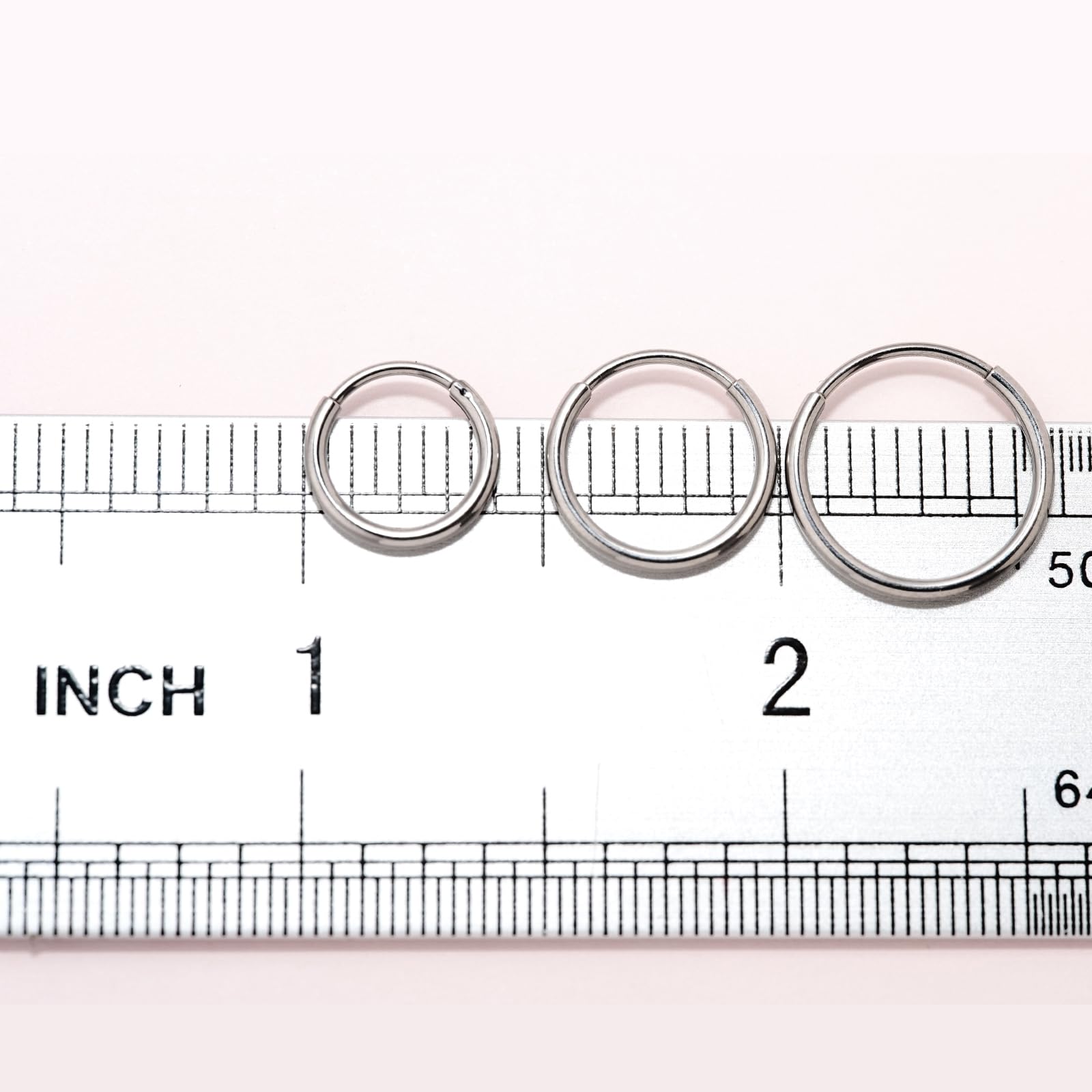 limerencia G23 Titanium Slim Huggie Hoop Earrings, Hypoallergenic F136 Implant Grade Pure Titanium for Sensitive Ears
