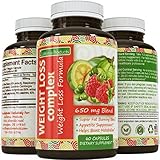Bio Sense Garcinia Cambogia Extract Fast Acting Weight Loss and Energy Pills for Women and Men Boost Metabolism Green Coffee Bean, Raspberry Ketones Antioxidant Support and Detox Cleanse