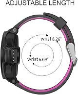 ISABAKE Silicone Watch Strap for Garmin Forerunner 735XT 235 230 630 620 S20 S5 view 5