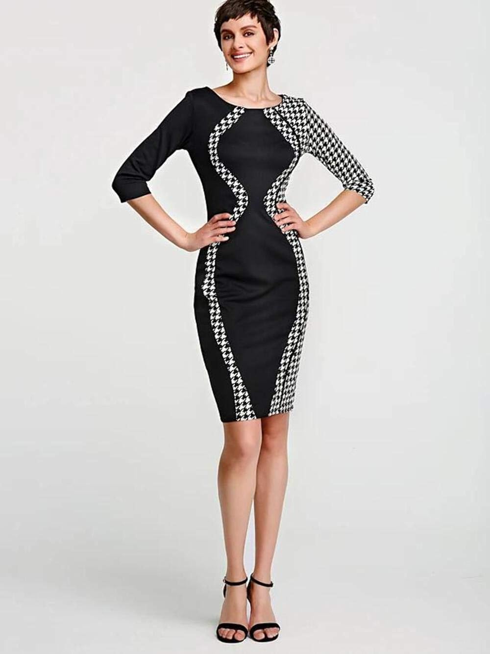 Women's Plus Size Daily Slim Bodycon Dress Solid Colored Summer Cotton Black Pink Beige XL XXL