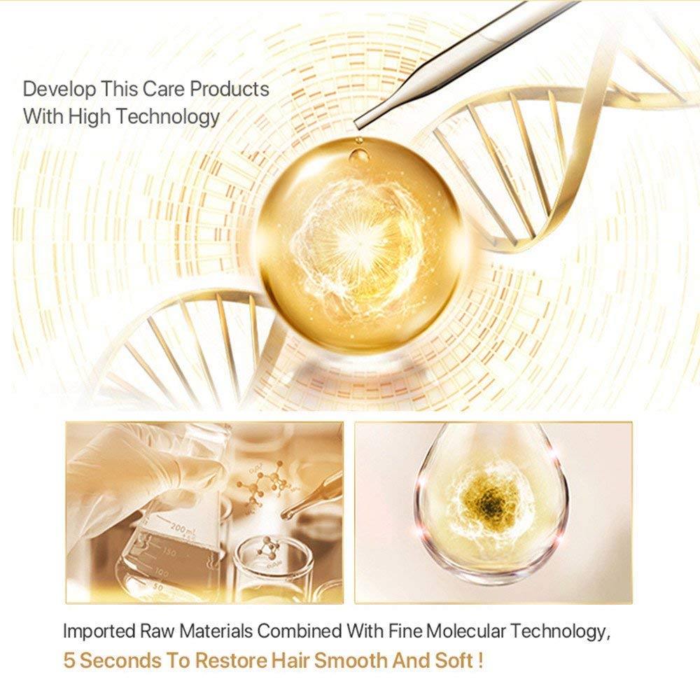 Magical Treatment Hair Mask 120ML, 2020 Advanced Molecular Hair Roots Treatment 5 Seconds Repairs Damage Hair Root Hair Tonic Keratin Hair & Scalp Treatment : Beauty