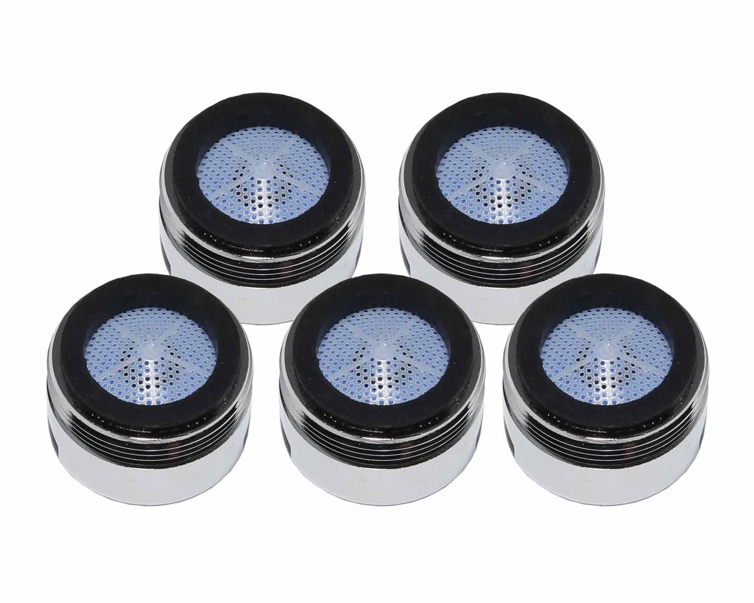 LOWENERGIE Tap Aerator 24mm Male,6ltr per Minute, Water, Energy Saving Reduce Bills Chrome. Pack Sizes (5) — image 1