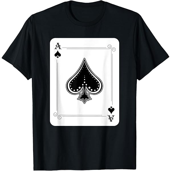 Amazon.com: Wild Card Wildcard Ace of Spades T-Shirt