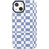Casely iPhone 13 Case | Reality Check | Periwinkle | Bold Protective Design | Compatible with MagSafe