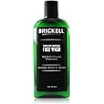 Brickell Men's Purifying Charcoal Face Wash for Men, Natural and Organic Daily Facial Cleanser, 8 Ounce, Scented