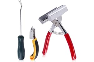 Mardatt 3 Pcs Heavy Duty Canvas Stretcher Pliers and Staple Remover and Tack Puller Tool, Aluminum Alloy Canvas Stretching Pl