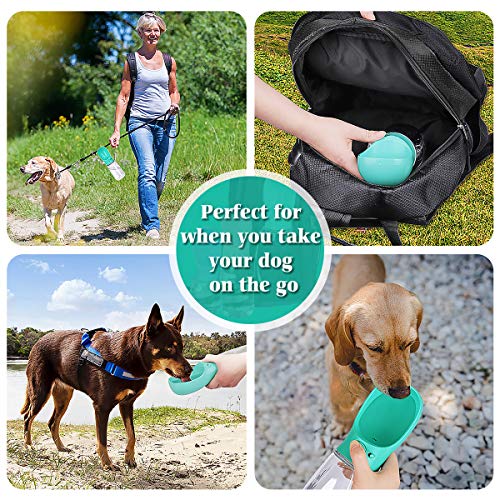 Yicostar Dog Water Bottle, 12OZ-19OZ Portable Pet Water Bottle for Walking Leak Proof Puppy Dog Water Dispenser for… - Image 8