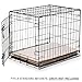Milliard Quilted Padded Orthopedic Dog Bed, Egg Crate Foam with Plush Pillow Top Washable Cover (47 inches x 29 inhes x 4 inches)