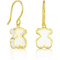 Bolsa Tous TOUS Pendientes De Plata Vermeil Rosa Para Mujer Con