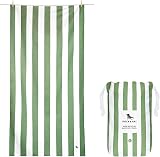 Dock & Bay Beach Towel Cabana Cayman Khaki XL 200x90cm Quick Dry Sand Free view 1