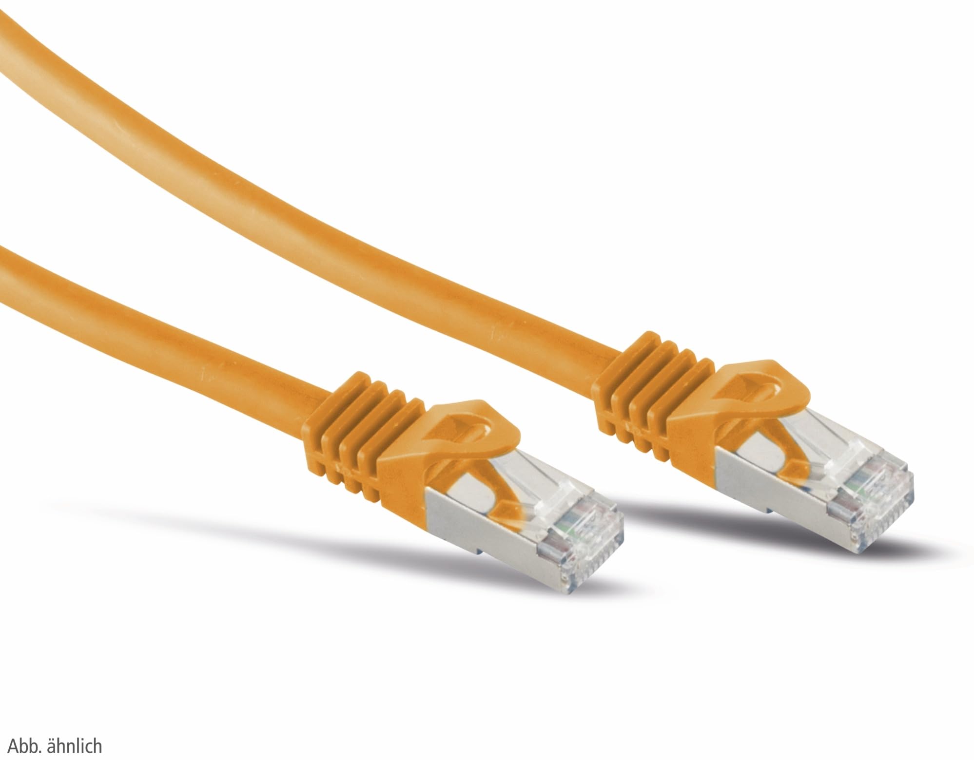 EFB-Elektronik RJ45 Patch Cable S/FTP, Cat.6A, LSZH, Cat.7 Raw Cable, 3 m, Orange