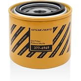 377-6969 Heavy-Duty Spin-On Oil Filter Compatible with 272D XHP Loader 259D S650 Track Loader Replaces 3830339 X6678233 9122854