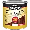 Minwax Gel Stain for Interior Wood Surfaces, Quart, Mahogany