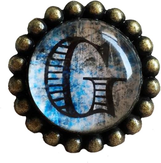 Amazon Com A B Crew 42mm Antique Glass Cabinet Knobs Home Decor