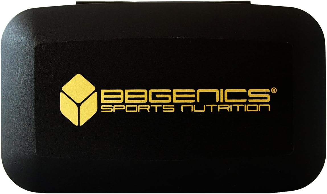 BBGenics&nbsp;pill box, storage box with 5&nbsp;compartments