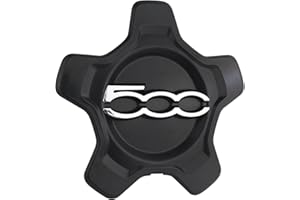 omoZone Wheel Center Cap Cover Compatible with 2016-2022 Fiat 500X Replaces 6AN68LXHAA