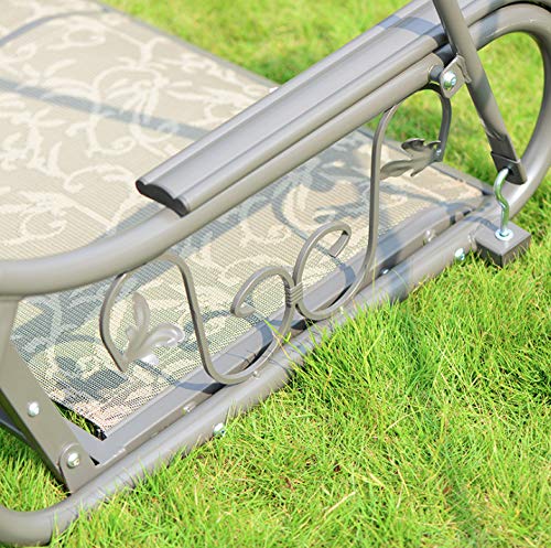 DEKO VERTRIEB BAYERN XXL Luxus Premium Hollywoodschaukel Set Gartenschaukel inkl. Sitzauflage inkl. Lieferung – Bild 3