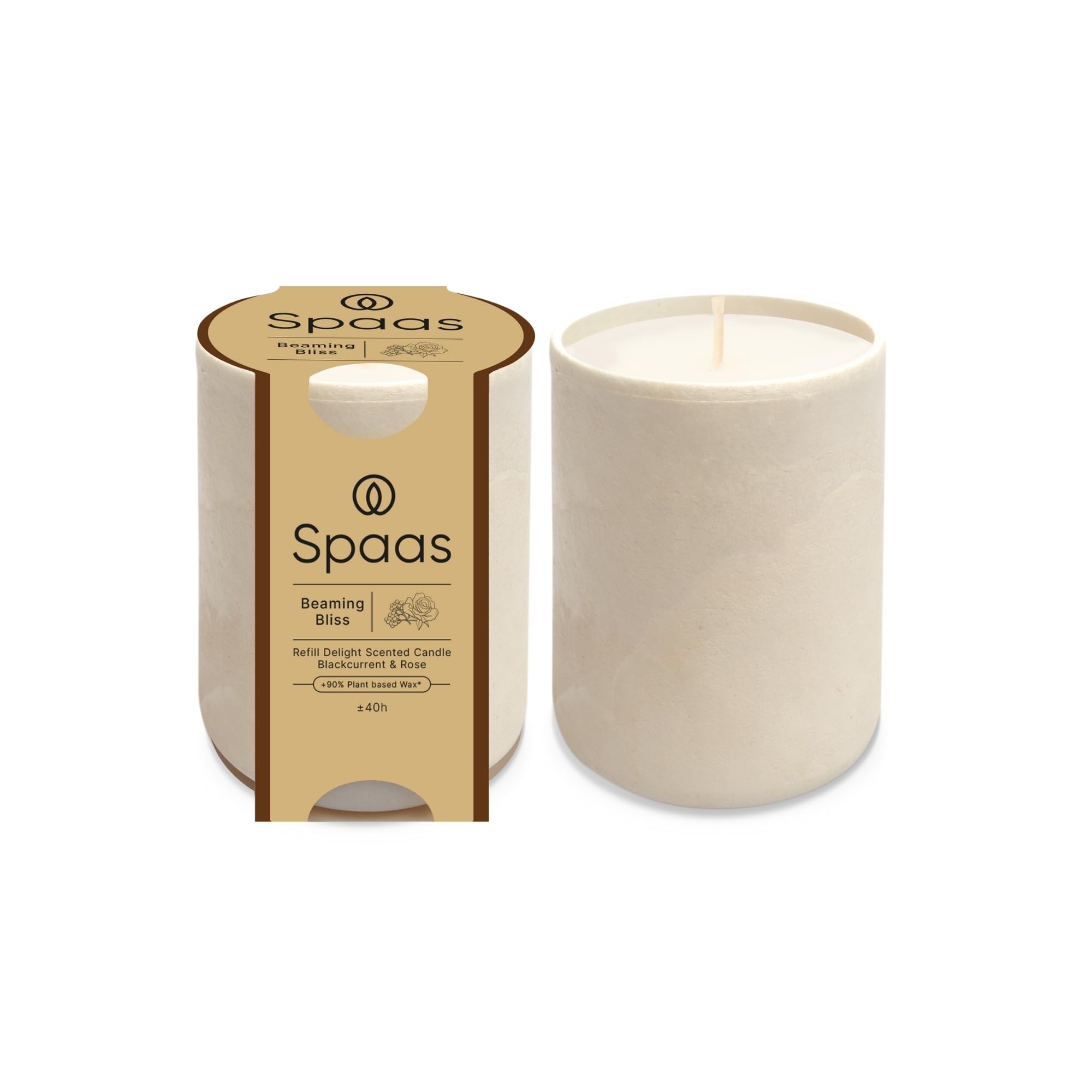 Spaas Refill Delight Scented Candle, Beaming Bliss