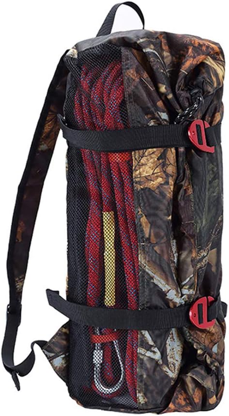 UNISTRENGH Outdoor Climbing Rescue Rope Storage Bag Waterproof Camo Folding Rope Storage Case (Camo) : Sports & Outdoors