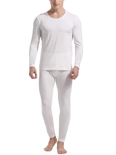 Amorbella Mens Light Thin Base Layer Set Thermal Underwear Long