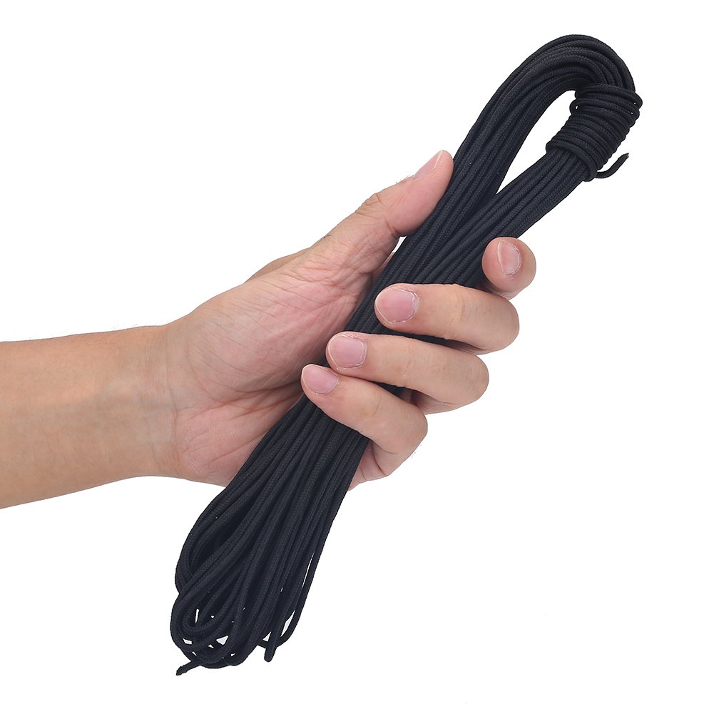 Nylon Nock Safe Release D Loop for Archery Compound Bow String - 20M Reliable Bowstring Release Accessory (Black)