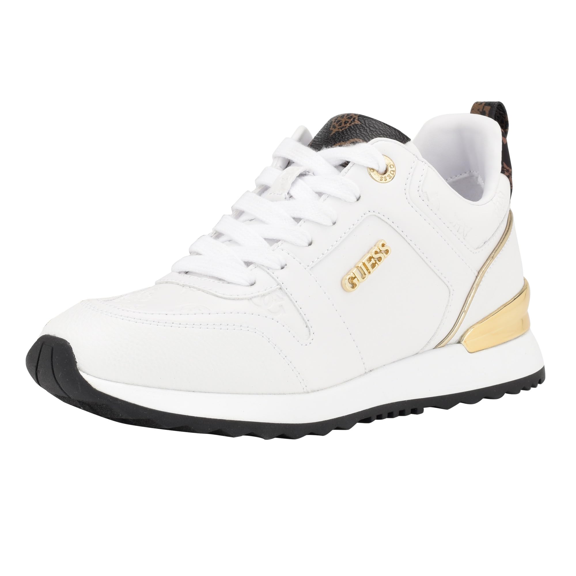 Guess Women's Kadlin Sneaker, White 140, 7.5 Image