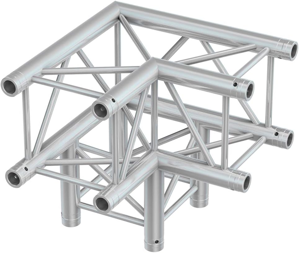 BeamZ Professional 182.338 P30-C30 Square Truss 3-Way Corner 90 Degrees 0.5m_EM