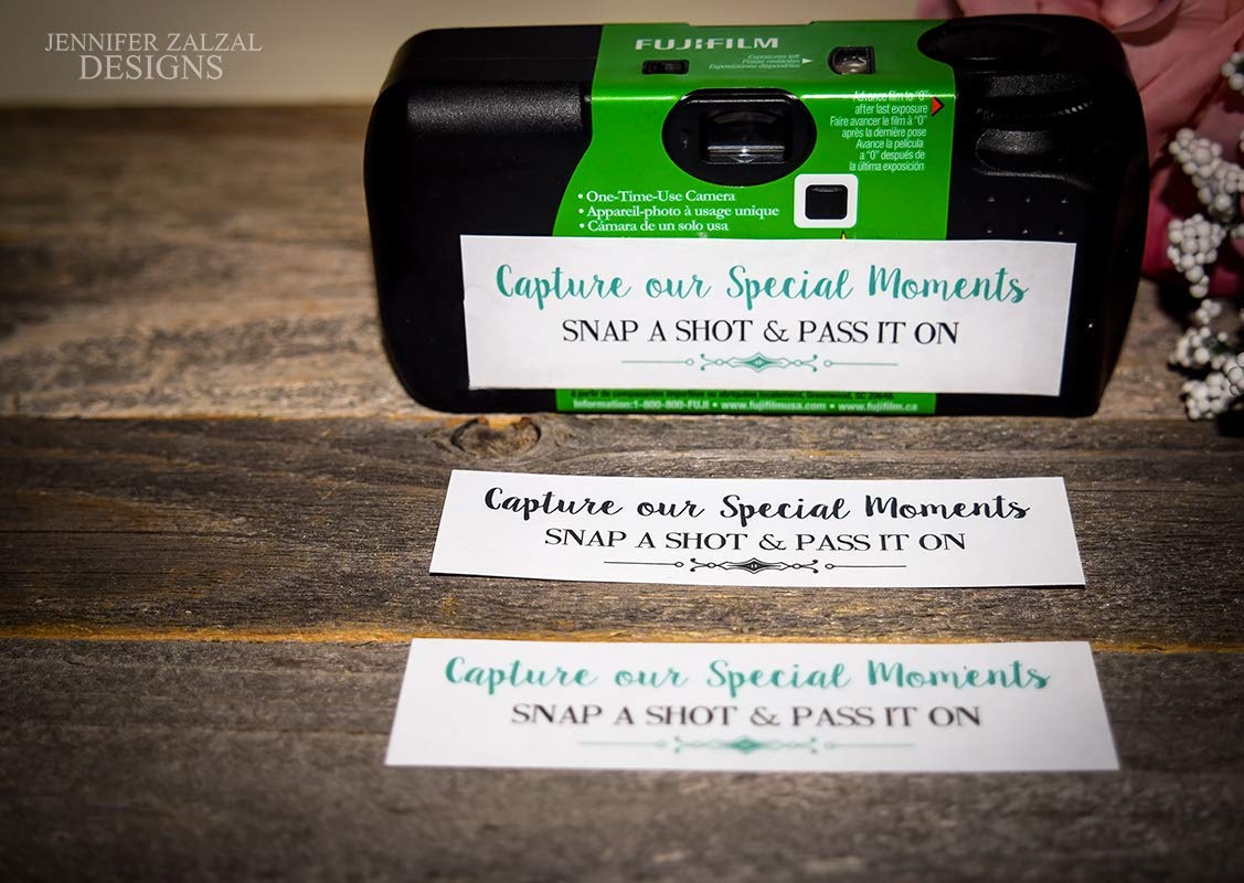 Disposable Camera Labels, Wedding Camera Labels, Labels for