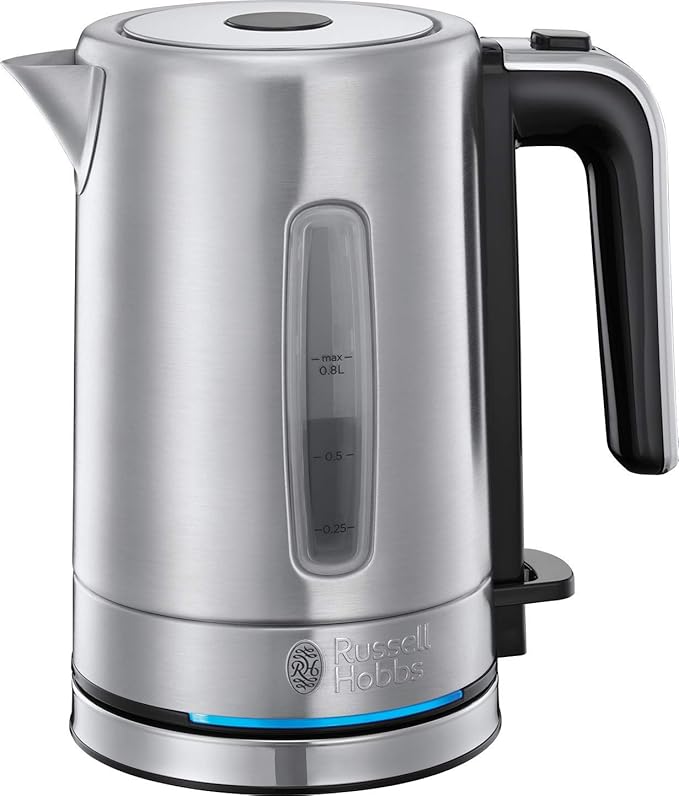 Russell Hobbs Compact Home Small Electric Kettle, 0.85 Litre Cordless
