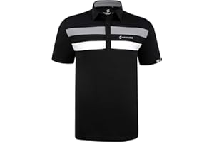 SAVALINO Men's Polo Shirts Material Wicks Sweat & Dries Fast, Size S-5XL…