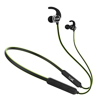 boAt Rockerz 255 Sports Wireless Headset with Super Extra Bass, IPX5 Water & Sweat Resistance, Qualcomm Chipset and Up to 6H Playback (Neon)