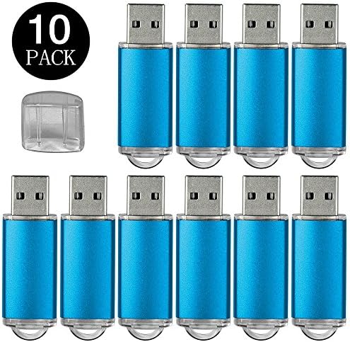 10Pcs 8GB Usb Flash Drives Flash Drive Memory Stick Thumb Drive Storage Pen Disk Blue