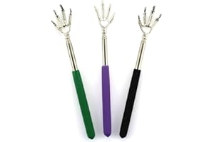 YPY 3 Pieces Merchandising Back Scratcher Eagle Claw Back Itching Scratchers with Extendable Handle(Random color) (3)