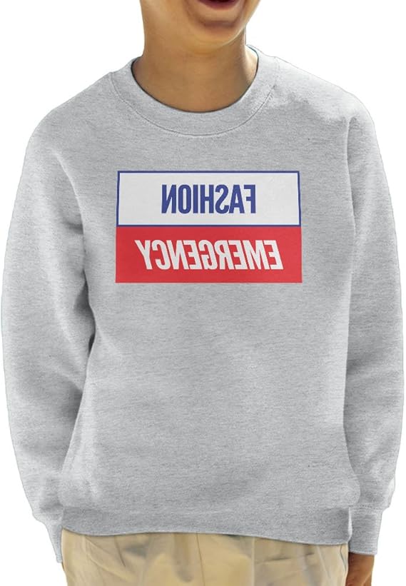 Fashion Emergency Services Kid's Sweatshirt Amazon.co.uk Clothing