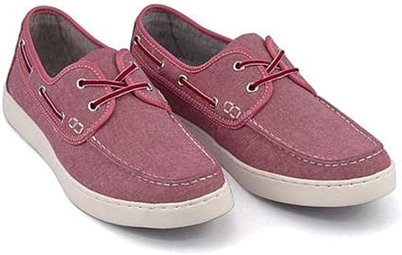 Amazon リー Lee メンズ デッキシューズ スニーカー 限定モデル キャロルトン 軽量 クッション性 カジュアル デイトラベル ストリート ウォーキング Carrollton ピンク 27 0cm ローファー スリッポン