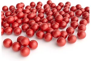 Timbocca 50 Cal Ammo Balls for TR50, 100pcs Solid Nylon Balls for Umbrex T4E TR50 HDP50 HDR50 Revolver, Reusable Hard Self Defense Plastic Projectiles Fit Training Air Pistol Paintballs Gun