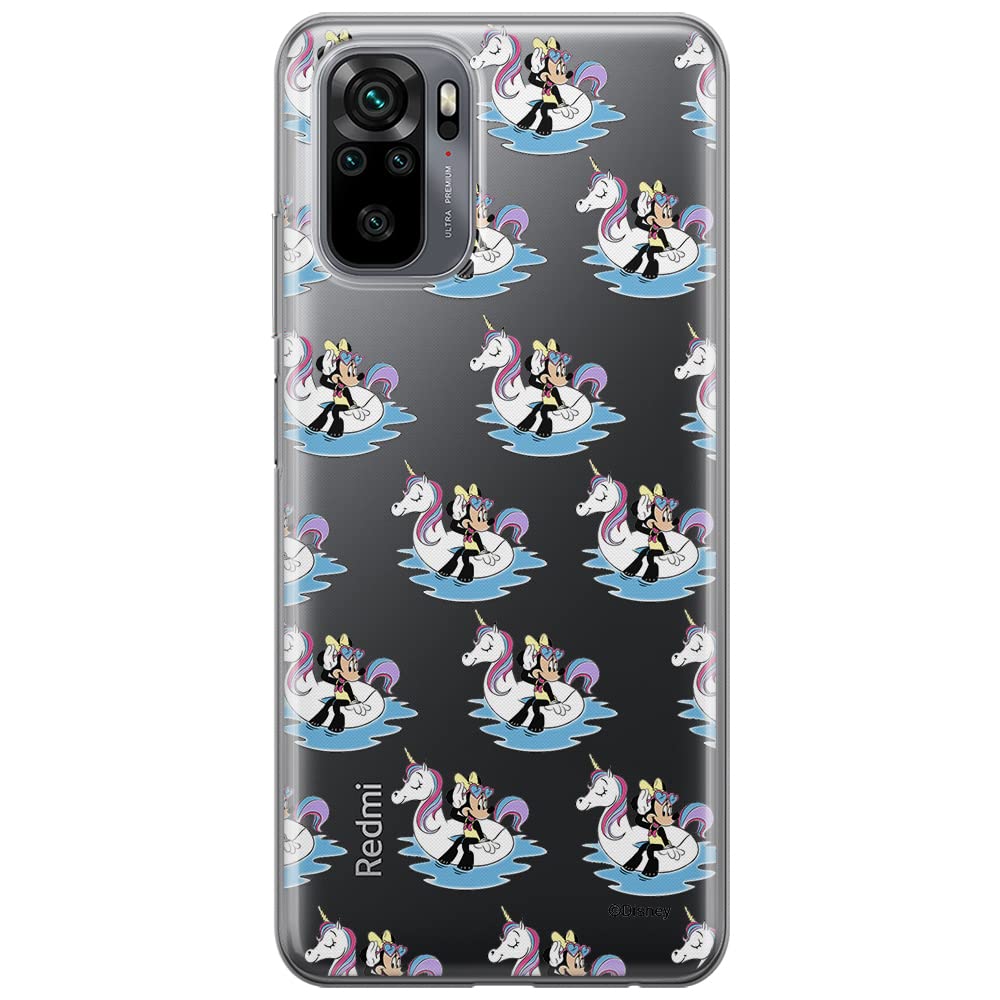 ERT GROUP mobile phone case for Xiaomi REDMI NOTE 10/ 10S original and officially Licensed Disney pattern Minnie 030 optimally adapted to the shape of the mobile phone, partially transparent