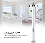 Garosa 10 Inch Stainless Steel Shower Arm Extension Wall Mounted Bathroom view 3