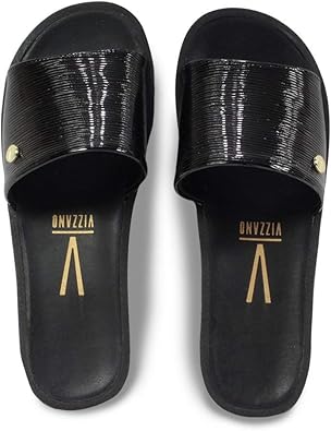 chinelo slide vizzano com laço