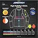 JORESTECH Safety Long Sleeve Shirt with High Visibility Reflective Strips and Front Pocket, ANSI Compliant