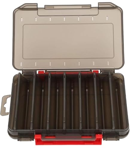 Amazon.com : J Deez Amish Outfitters Double Sided Crankbait Box (10  Compartments) : Sports & Outdoors
