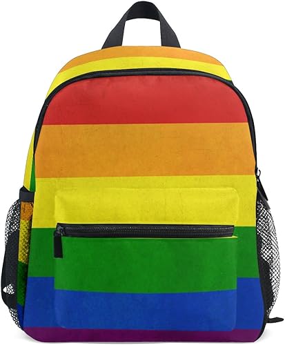 Amazon Soresore ソレソレ リュック キッズ 女の子 リュックサック 子供 おしゃれ 男の子 通学 大容量 こども かわいい 小学生 アウトドア 登山 旅行 プレゼント ギフト 贈り物 虹 虹色 Soresore レディース