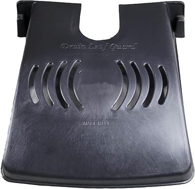 Easy Shopping Drain Cover for Outdoor Gutter 33x30x8 cm Black Plastic