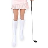 BAROBIRDIE Two-Tone Knee-High Golf Stockings Pantyhose Tights UV Protection Spring Summer Autumn