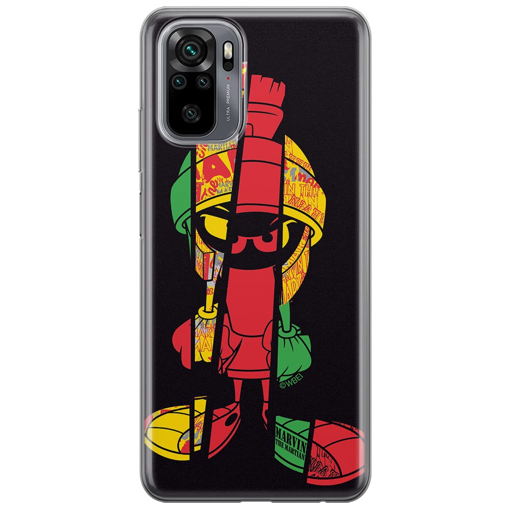 ERT GROUP mobile phone case for Xiaomi REDMI NOTE 10/ 10S original and officially Licensed Looney Tunes pattern Marwin 003 optimally adapted to the shape of the mobile phone, case made of TPU