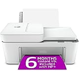 HP DeskJet 4155e Wireless Color All-in-One Printer with bonus 6 months Instant Ink with HP+ (26Q90A).
